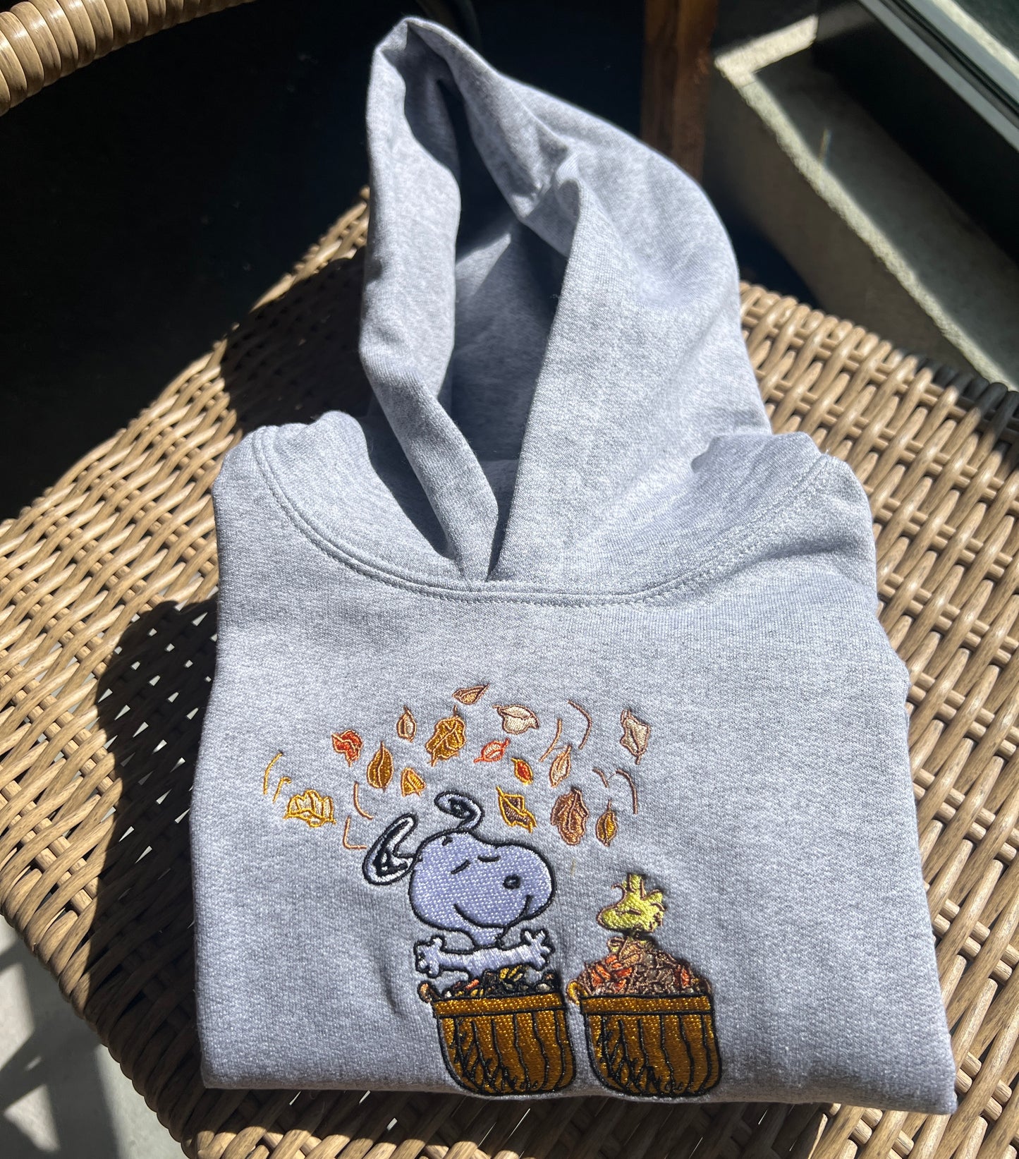 Fall Snoopy Leaves Hoodie
