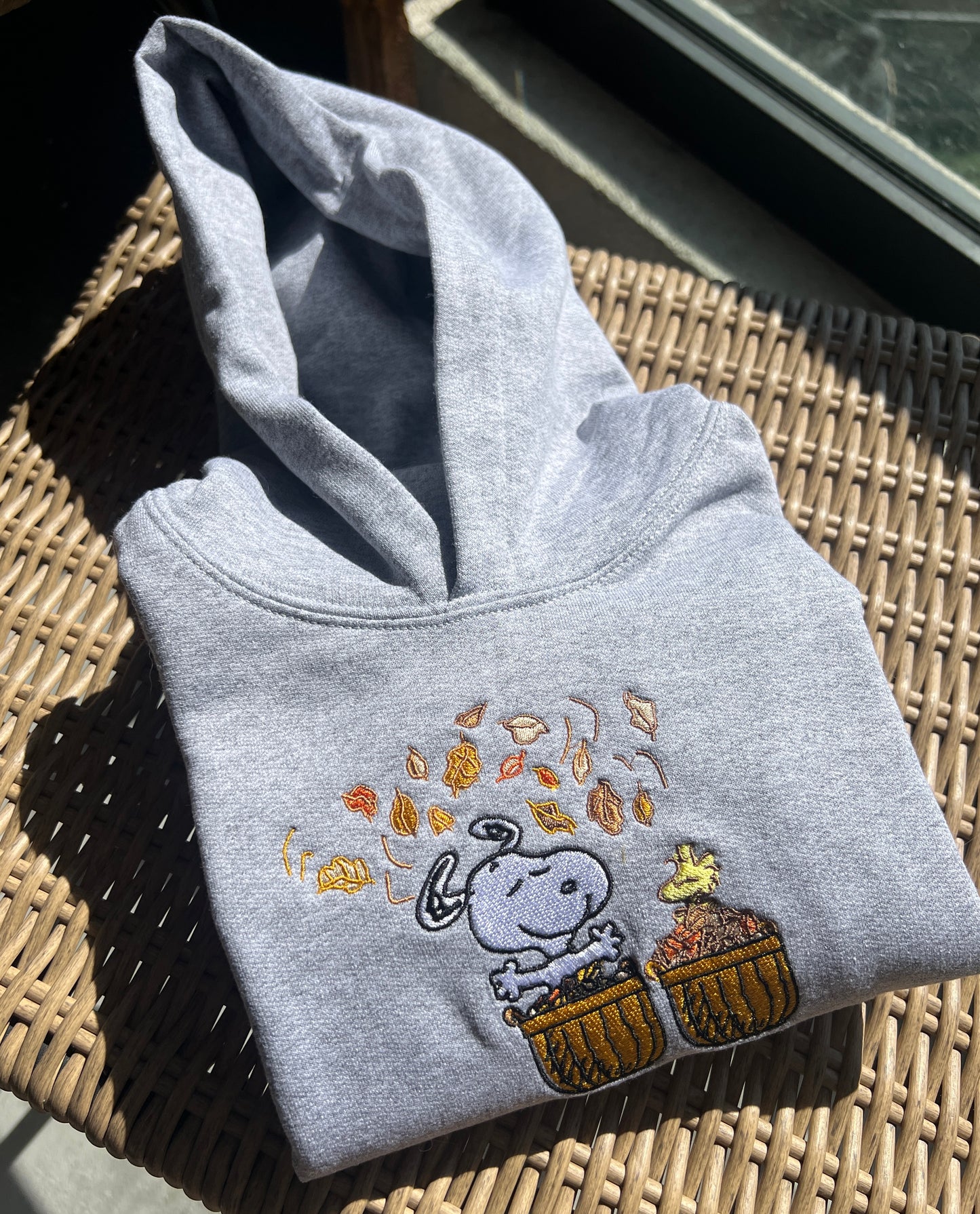 Fall Snoopy Leaves Hoodie