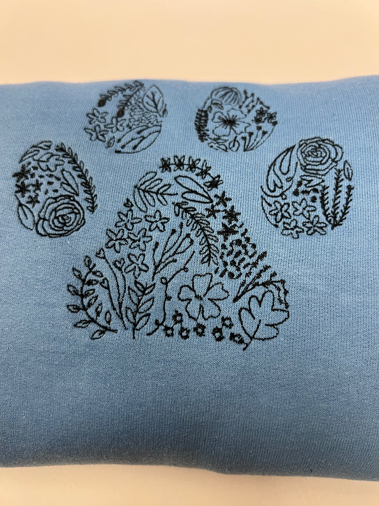 Floral Paw Print Crewneck