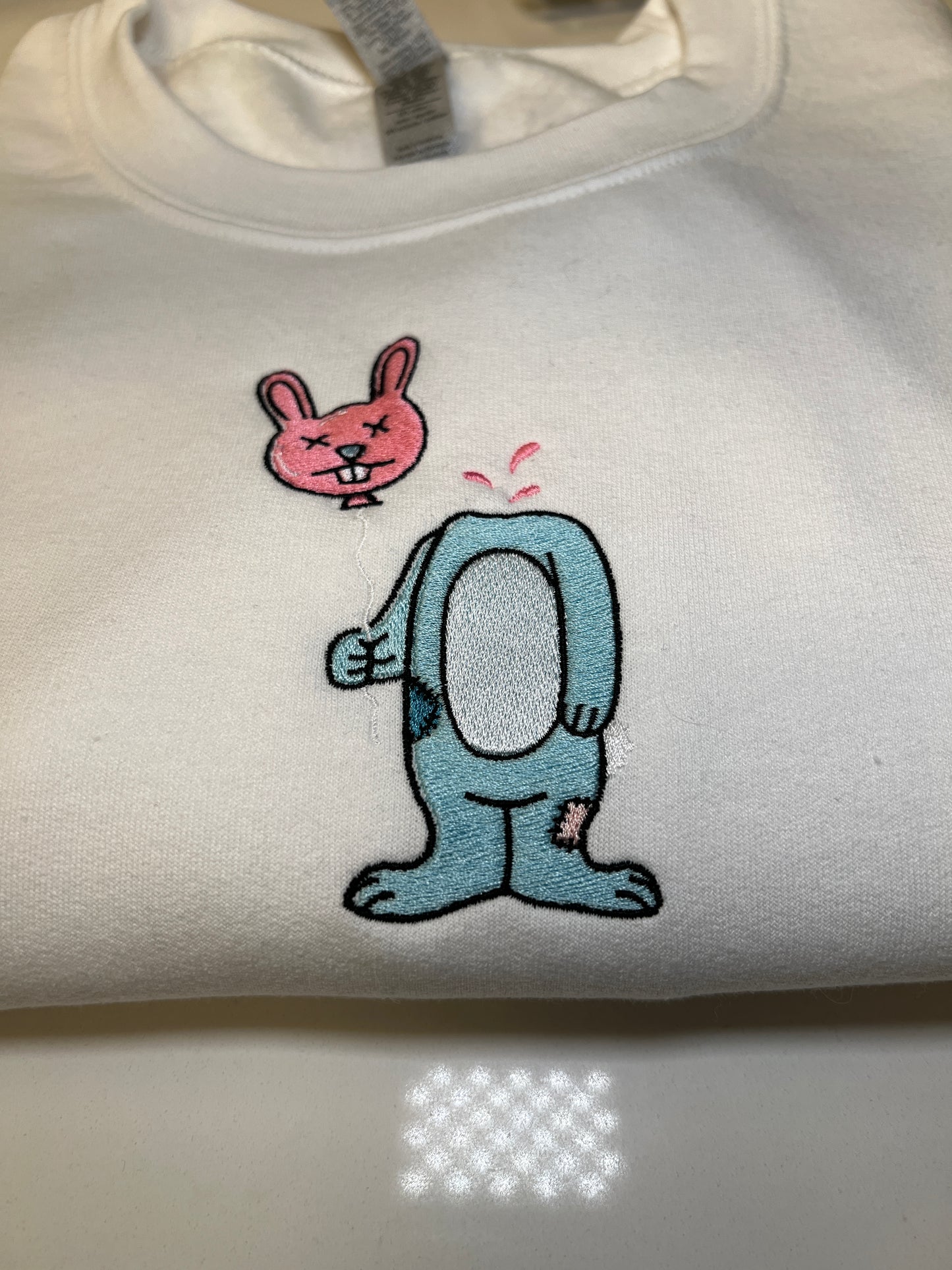 Bunny with Head Off Crewneck
