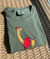 Xmas Dino Embroidered Shirt