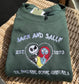 Jack and Sally Embroidered Sweatshirt