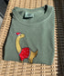 Xmas Dino Embroidered Shirt