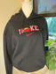 Lightening McQueen Embroidered Hoodie Black M CLEARANCE