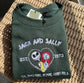 Jack and Sally Embroidered Sweatshirt