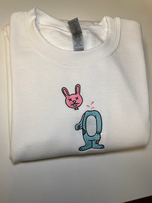 Bunny with Head Off Sweatshirt