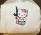 Hello Kitty Gun Embroidery