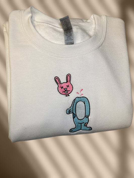 Bunny with Head Off Sweatshirt